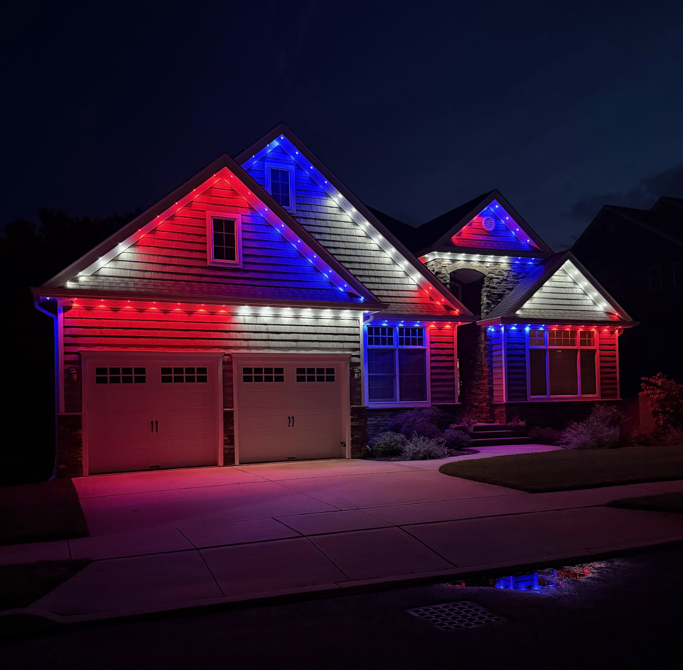 Permanent smart lighting system